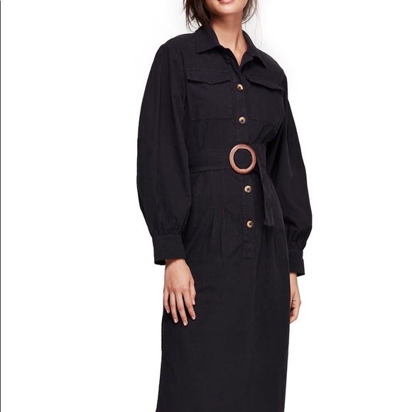 Free People Aubrey Midi Straight Dress - Picture 1 of 5